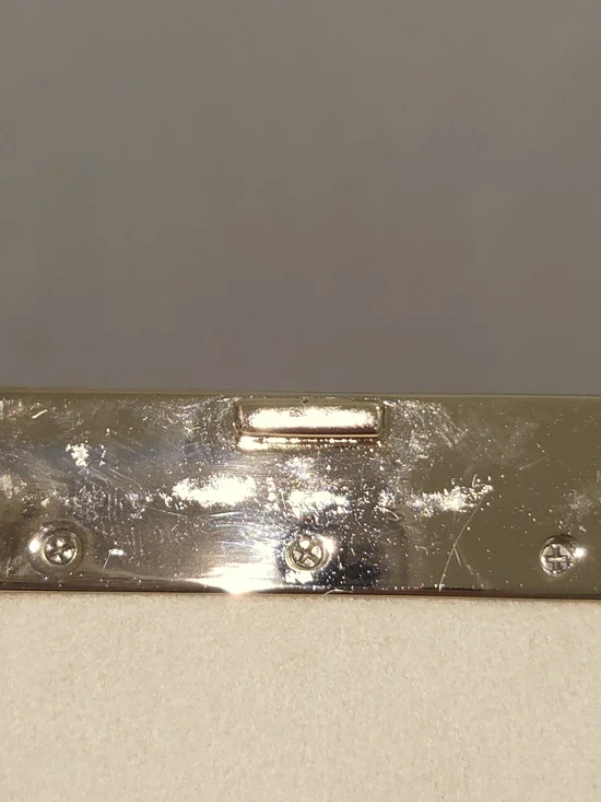 Michael Kors Red Leather Crossbody Phone Pouch with Gold Chain - Picture 5 of 11